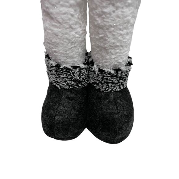 Christmas House Standing Skiing Snowman Merry Christmas Figure Decoration New - Picture 12 of 13